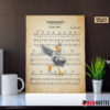 Winnie the Pooh and Friends Sheet Music Poster Canvas