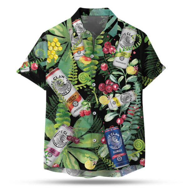 White Claw Hard Seltzer Hawaiian Shirt, Beach Shorts For Men