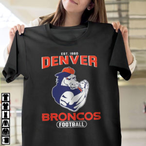 Awesome Est 1960 Denver Broncos Football Shirt, ls, hoodie