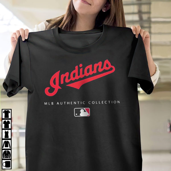 Mlb Authentic Collections Cleveland Indians T-shirt, LS, Hoodie