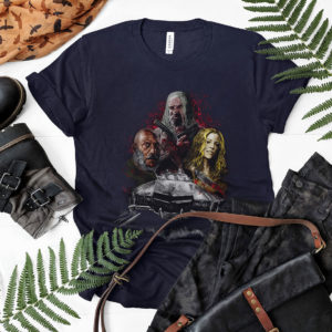 3 From Hell Shirt, Rob Zombie Captain Spaulding, Baby, Otis B. Driftwood
