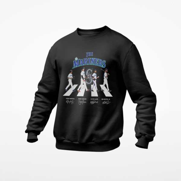 The Mariners Abbey Road signatures shirt, ls, hoodie