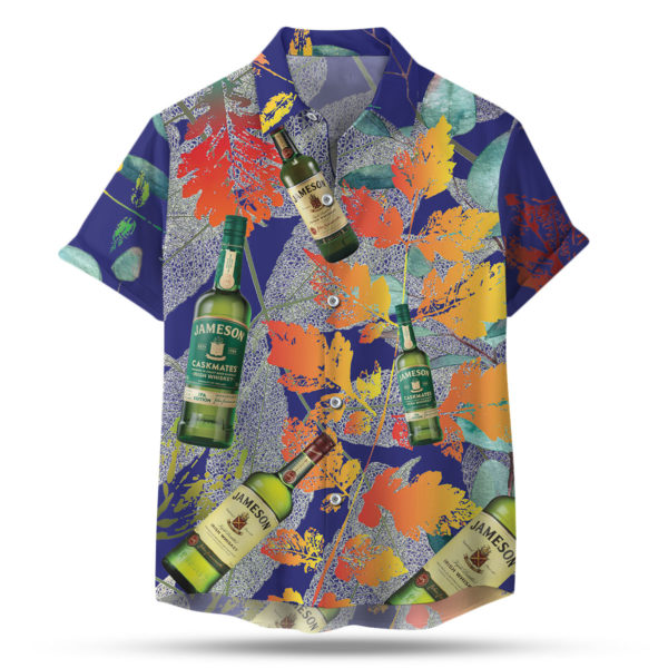 Jameson Irish Whiskey Hawaiian Shirt, Beach Shorts