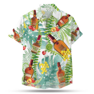 Makers Mark Bourbon Hawaiian Shirt, Tropical Beach Shorts