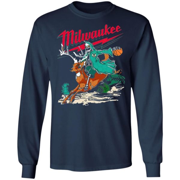 Warren Lotas Milwaukee bucks buckrider shirt, ls, hoodie