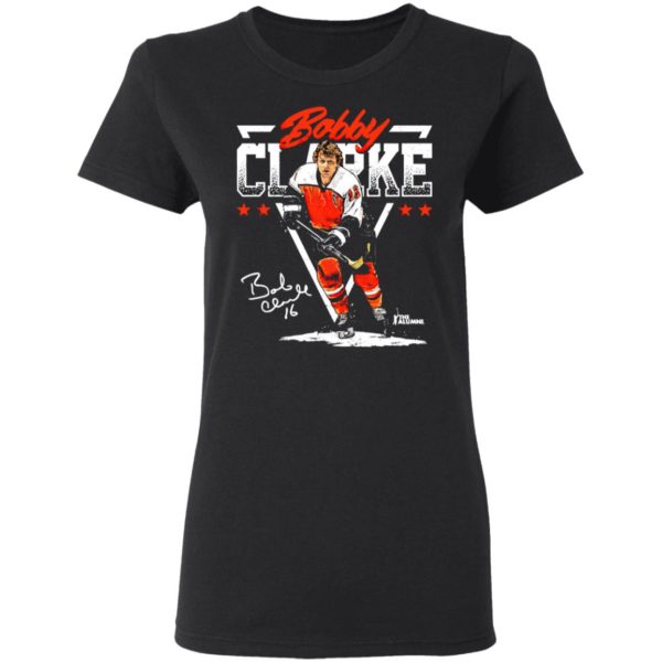 Philadelphia Nhla Bobby Clarke Triangle Name Shirt, hoodie