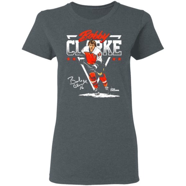 Philadelphia Nhla Bobby Clarke Triangle Name Shirt, hoodie