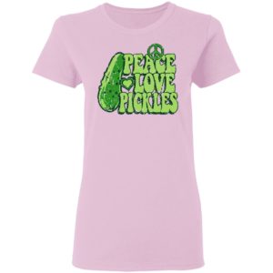 Cucumber peace love pickles shirt