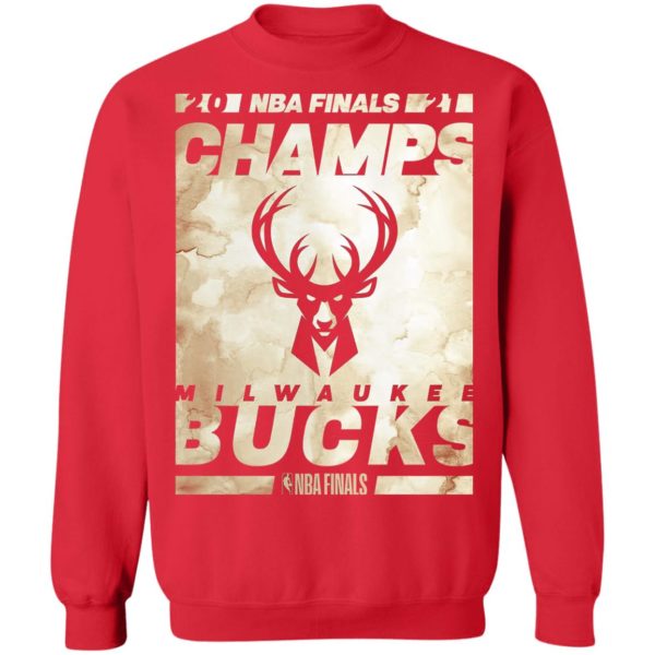 Milwaukee Bucks 2021 NBA Finals Champions Roster Drive T-Shirt