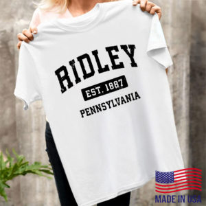 Ridley pennsylvania pa vintage sports design black design shirt, ls, hoodie