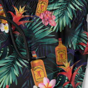 Fireball Cinnamon Hawaiian Shirt, Beach Shorts