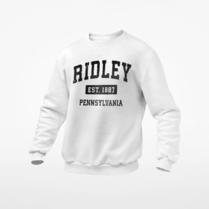 Ridley pennsylvania pa vintage sports design black design shirt, ls, hoodie