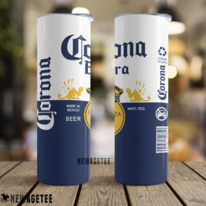 Corona Extra Beer Made in Mexico Skinny Tumbler Stainless Steel 20oz 30oz