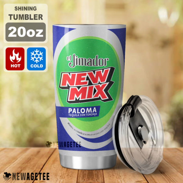 El Jimador New Mix Paloma Skinny Tumbler Stainless Steel 20oz 30oz
