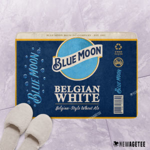 Blue Moon Beer Belgian White  Bath Mat