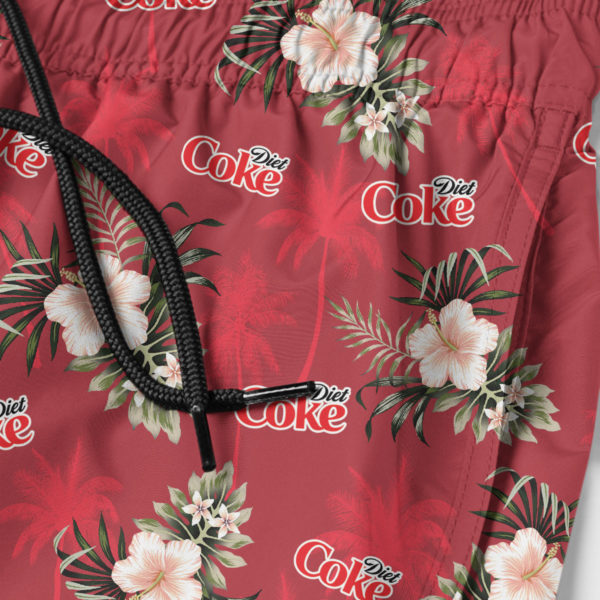 DIET COKE Hawaiian Shirt, Beach Shorts for Men