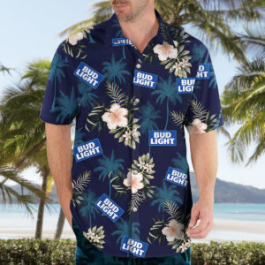 BUD LIGHT Beer Hawaiian Shirt for Men