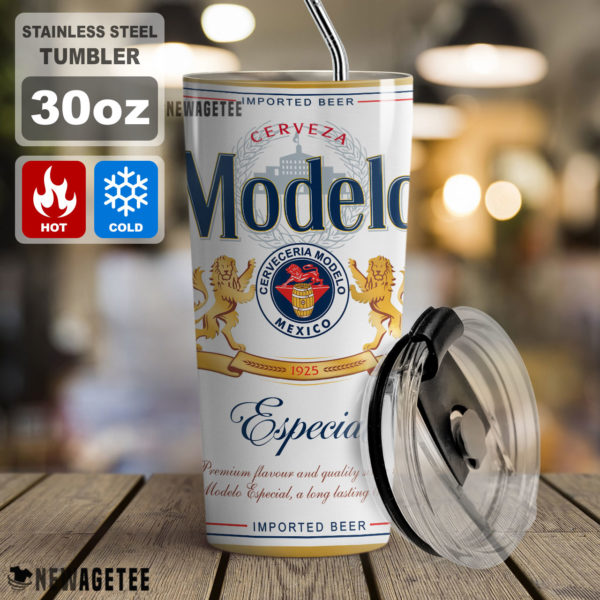 Modelo Especial Beer Skinny Tumbler Stainless Steel 20oz 30oz