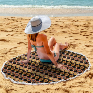 Crown Royal Canadian Round Beach Towel
