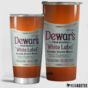 Dewar’s Scotch Whiskey White Label Skinny Tumbler 20oz 30oz