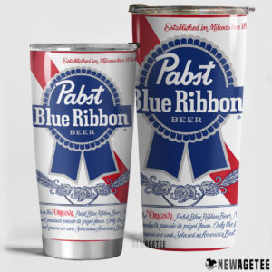 Pabst Blue Ribbon Beer Skinny Tumbler 30oz 20oz
