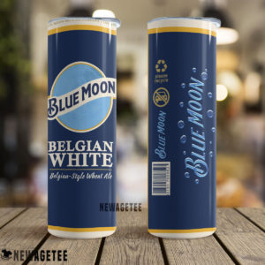 Blue Moon Beer Belgian White Skinny Tumbler 30oz 20oz