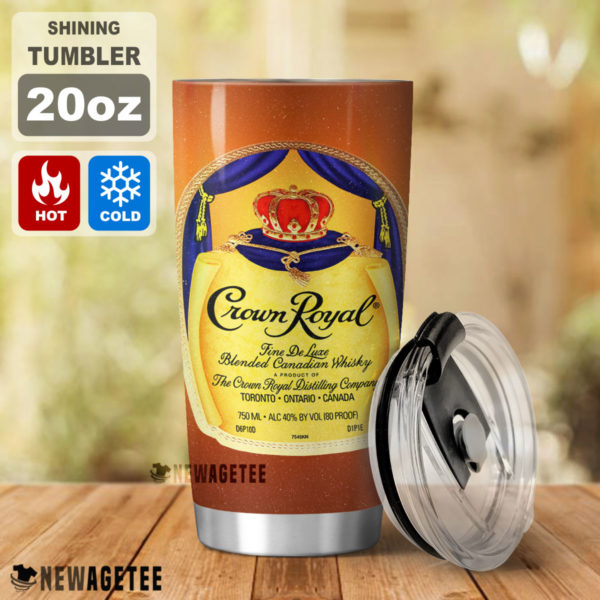 Crown Royal Canadian Whisky Skinny Tumbler 20oz 30oz