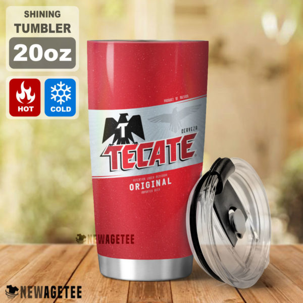 Tecate Original Beer Skinny Tumbler Stainless Steel 20oz 30oz