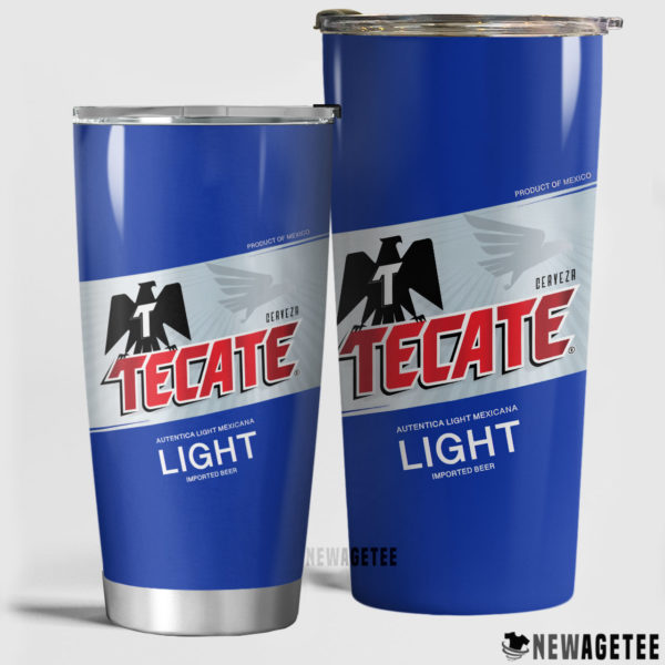 Tecate Light Beer Skinny Tumbler Stainless Steel 20oz 30oz