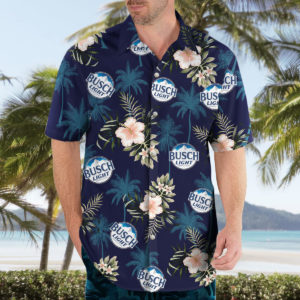 BUSCH LIGHT Beer Hawaiian Shirt for Men