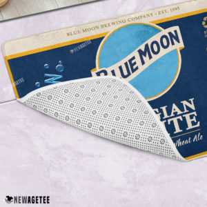 Blue Moon Beer Belgian White Bath Mat