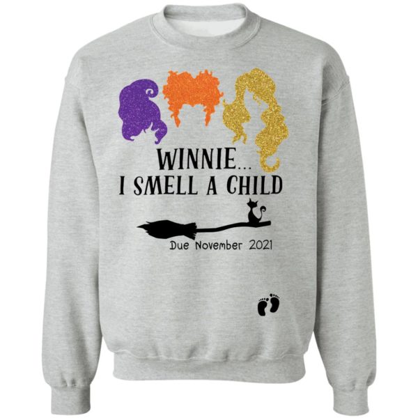 Hocus Pocus Winnie I Smell A Child Due November 2021 Shirt
