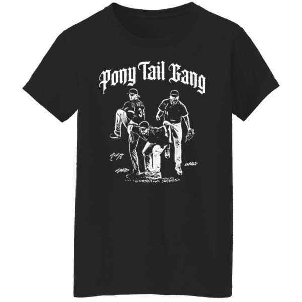 Ponytail Gang White Sox shirt