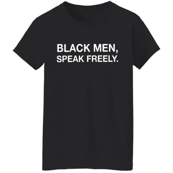 Black Men Speak Freely Human Right Shirt
