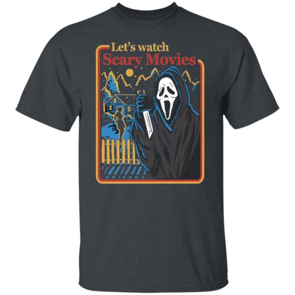 Lets Watch Scary Movies Scream Halloween Horror Movie Shirt