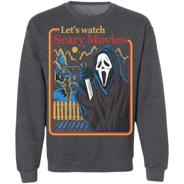 Lets Watch Scary Movies Scream Halloween Horror Movie Shirt