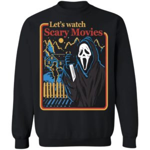 Lets Watch Scary Movies Scream Halloween Horror Movie Shirt