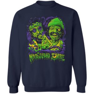 Cheech and Chong Marijuana Zombie Weed Cannabis Funny T-Shirt