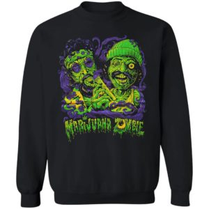 Cheech and Chong Marijuana Zombie Weed Cannabis Funny T-Shirt