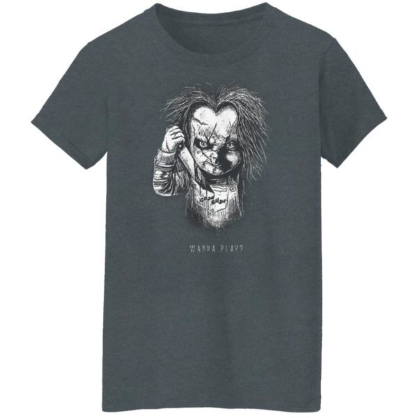 Chucky Wanna Play Child’s Play Horror Movie T-Shirt