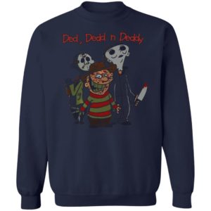 Horror Characters Jason Michael, Freddy Ded Dedd N Deddy Halloween T-Shirt