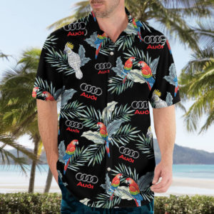 Audi Hawaiian Shirt, Beach Shorts for Men