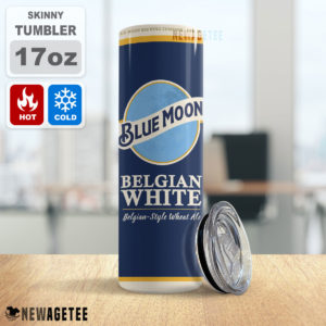 Blue Moon Beer Belgian White Skinny Tumbler 30oz 20oz