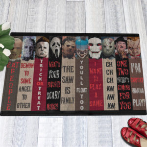 Movie Characters Halloween Horror Decorative Doormat