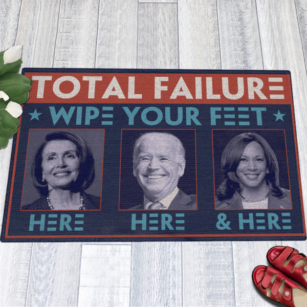 Total Failure Wipe Feet Here Anti Biden Doormat