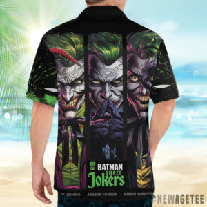 2 Button Up Shirt Batman Three Jokers