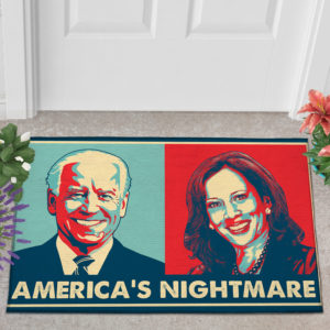 2 Outdoor Door Mat Americas Nightmare Joe Biden Kamala Harris Indoor Doormat
