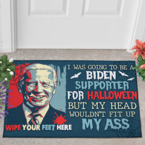2 Outdoor Door Mat I Was Going To Be A Biden Supporter For Halloween Biden Doormat