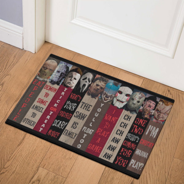 Movie Characters Halloween Horror Decorative Doormat