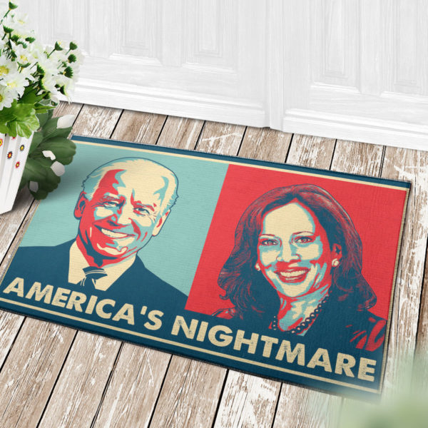 America’s Nightmare Joe Biden Kamala Harris Indoor Doormat